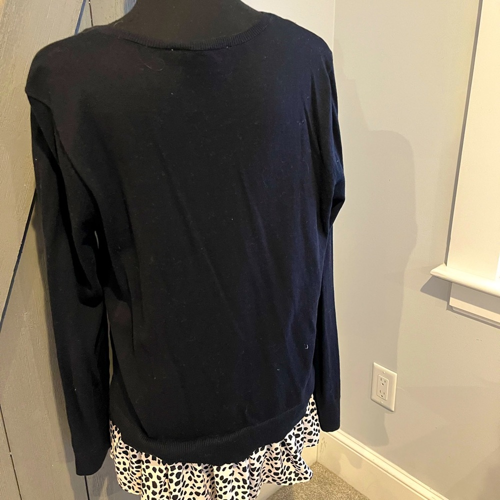 Sweater Shirt with leopard print